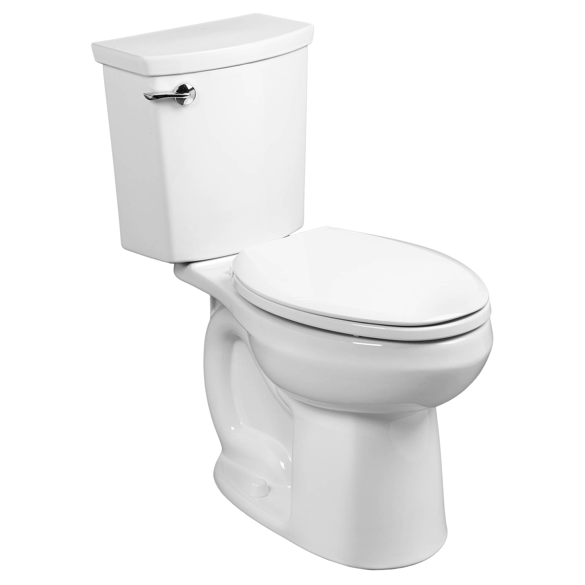 Toilette H2Optimum, 2 pièces, 1,1 gpc/4,2 lpc, à cuvette allongée à hauteur de chaise, sans siège